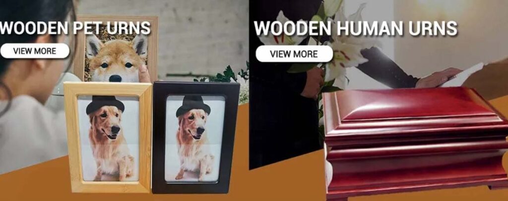 custom bamboo pet urn