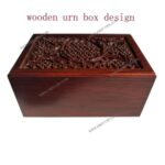 floral pattern cremation urn