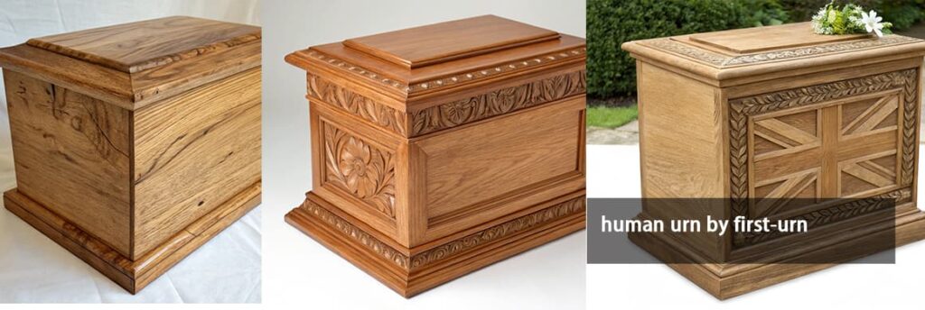 human urn wooden