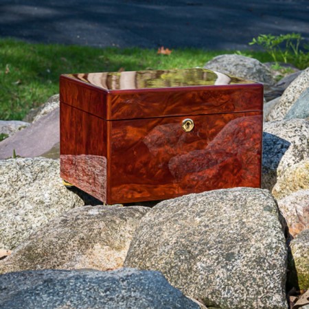 Burl Wood Urn-The Beauty Of Natural Art