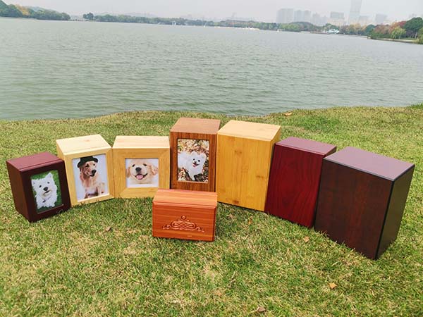 bamboo pet urn