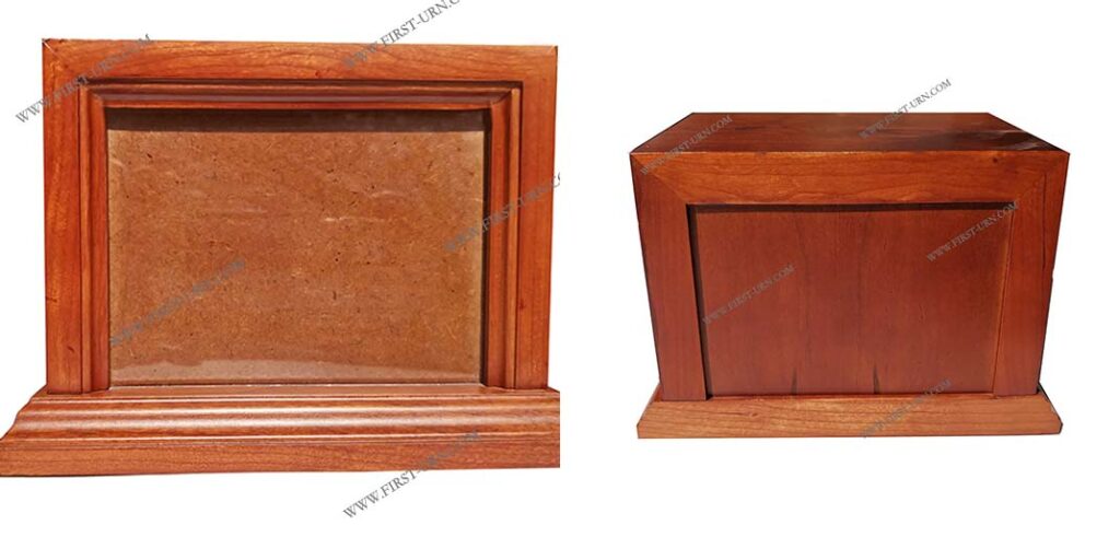 decorative wooden urns
