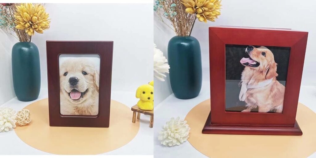 diy wooden pet urn