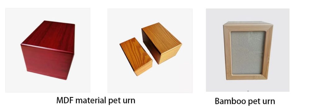 eco friendly pet wooden urns