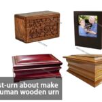 first urn about make a human wooden urn