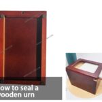 how to seal a wooden urn