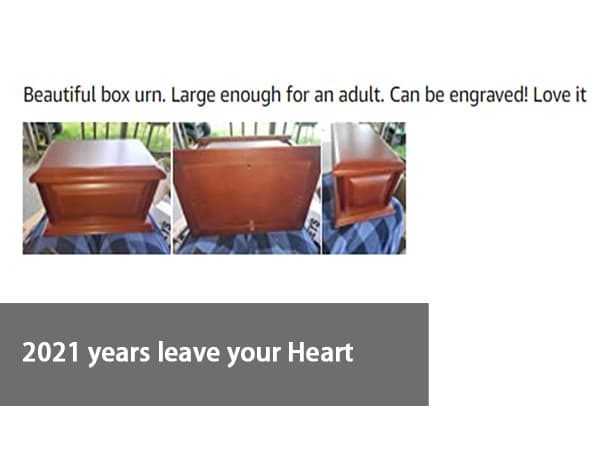 Customer Feedback about Urn Box Comments in 2021 Years