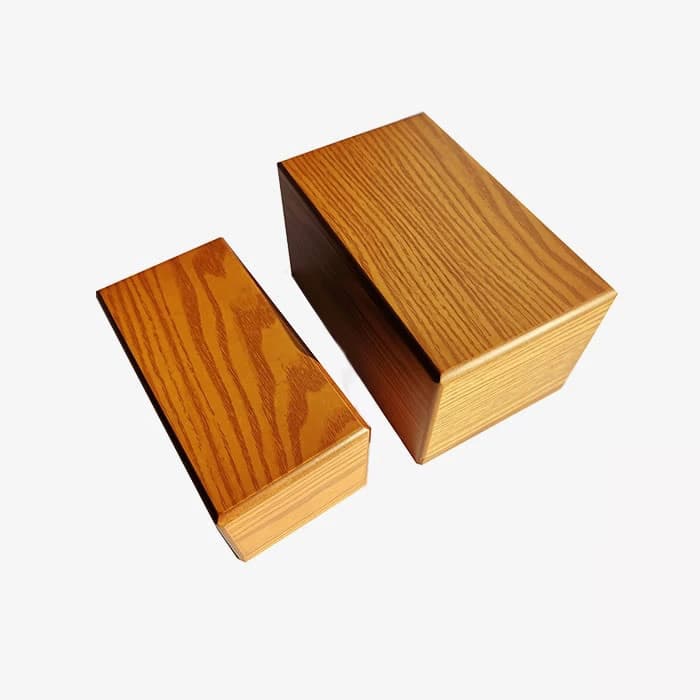 Classic Solid Wooden Box for Pet Ashes, Wooden Cremation Urns for Pets F113
