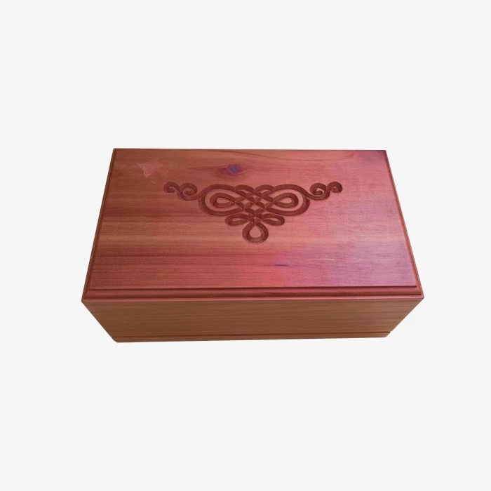 Handmade Cedar Wooden Pet Urns for Ashes Pet, Cedar Box for Pet Ashes F116