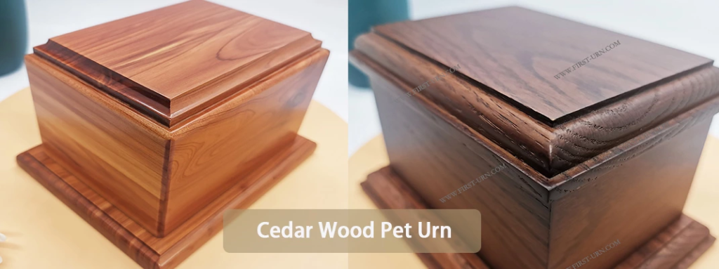 cedar wood pet urns
