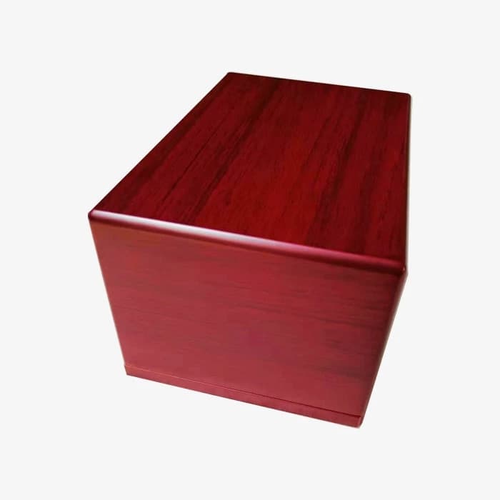 Cherry Wooden Box for Dog Ashes, Wooden Pet Urns Wholesale F112