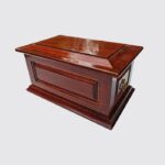 classic design wood human urn hold remains of adult (2)