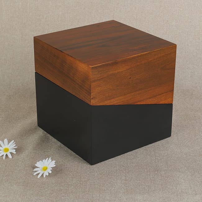 european style wood cremation urn03