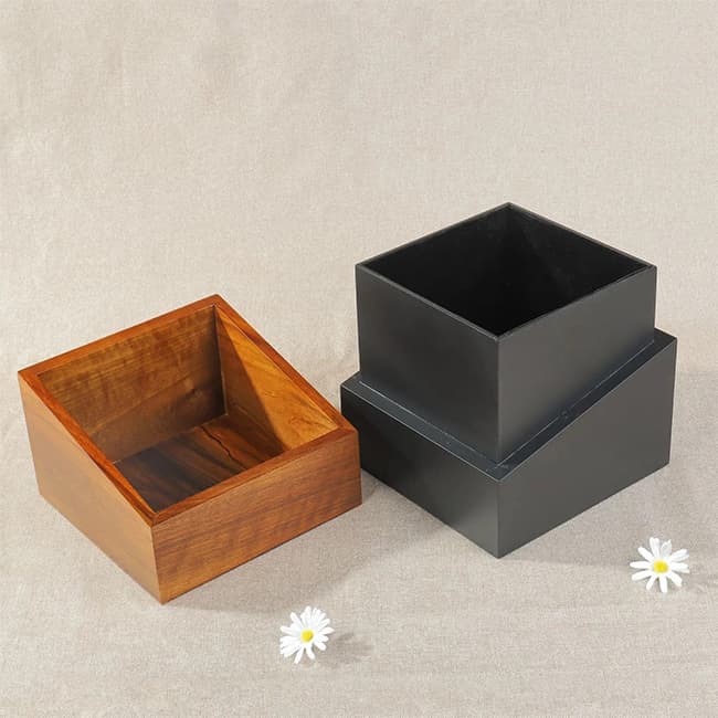 european style wood cremation urn05
