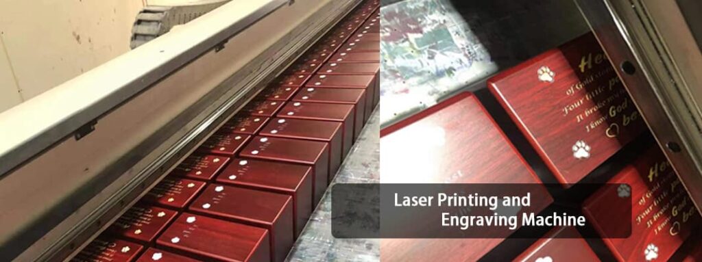 laser printing and engraving machine first urn