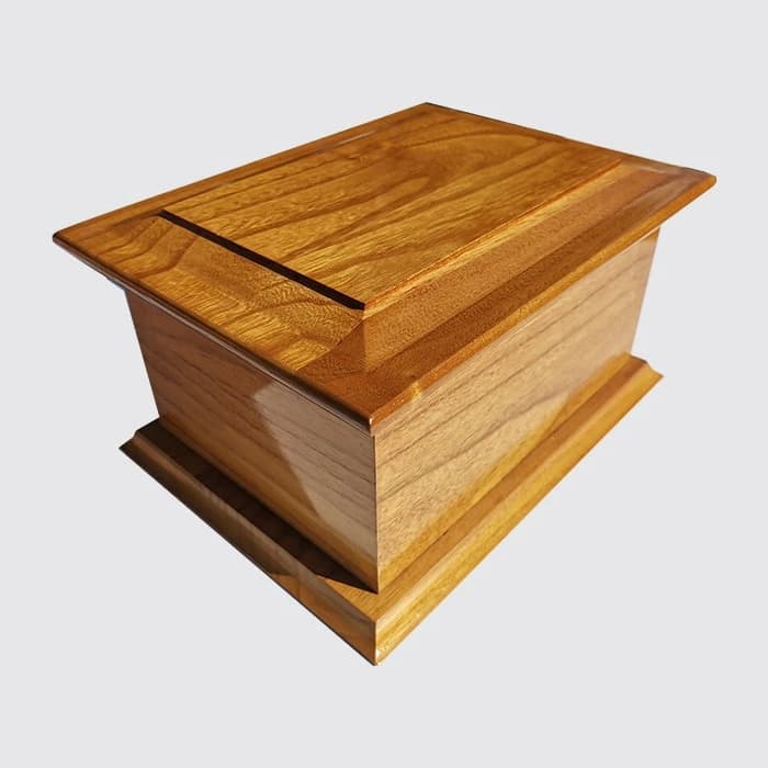 oak solid wood human urn (2)