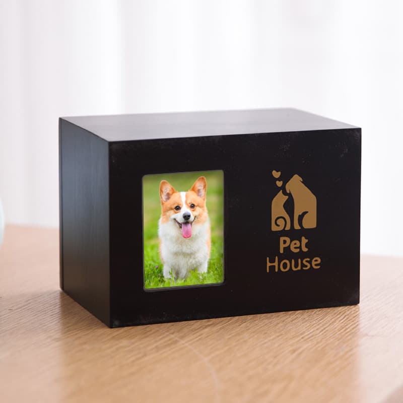 pet urn box with photo frame (1)