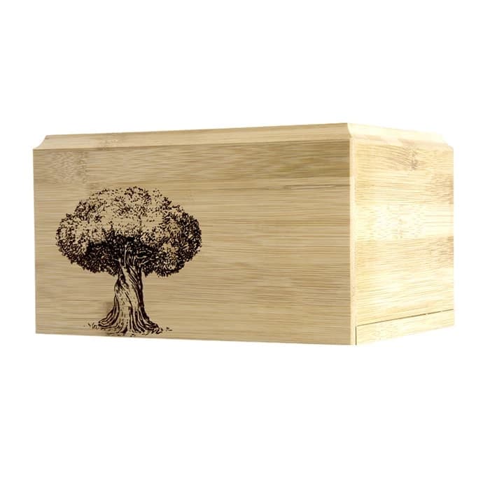 Bamboo Casket Pet Cremation Urn for Pet Dog Ashes F149