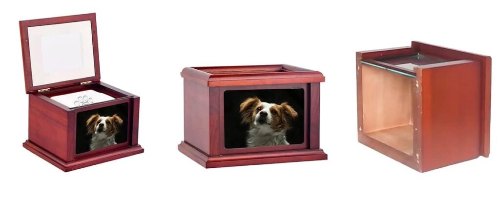 cherry cremation urn box