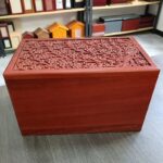 floral wood urn for human ashes (5)