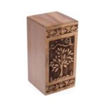 handmad craft wood urn (1)