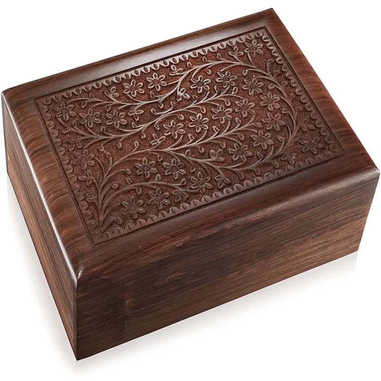 Handmade Small Wooden pet Casket F278