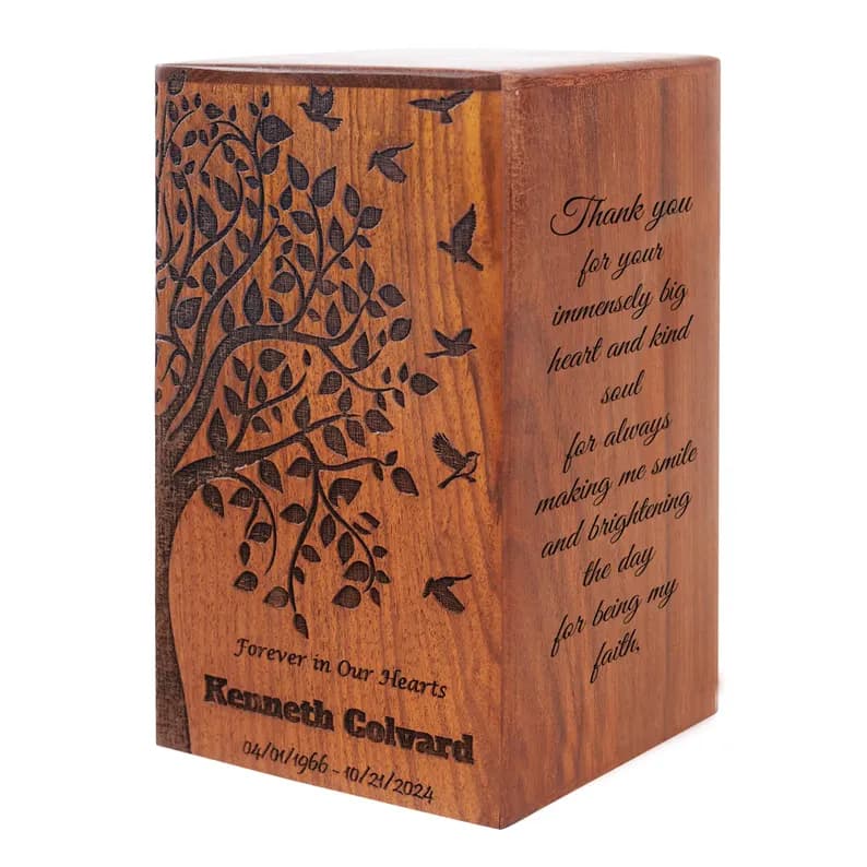 Tree of Life Pattern Human Ashes Urns F310