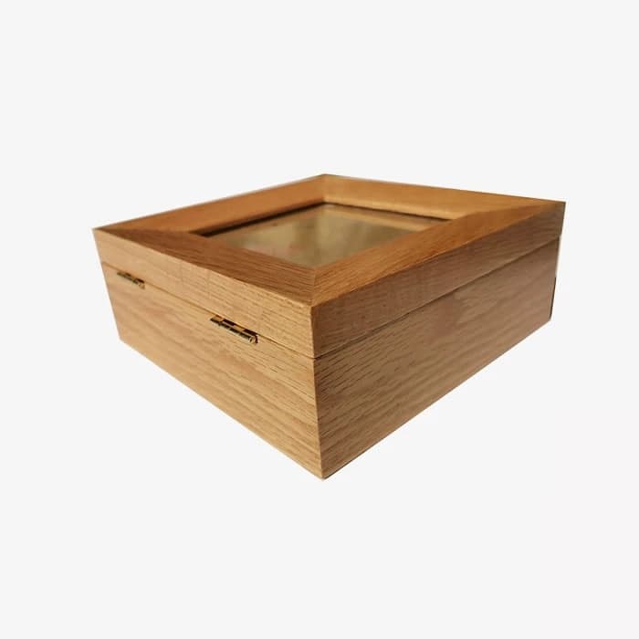 Oak Photo Frame Pet Urn, Wooden Pet Cremation Boxes F125