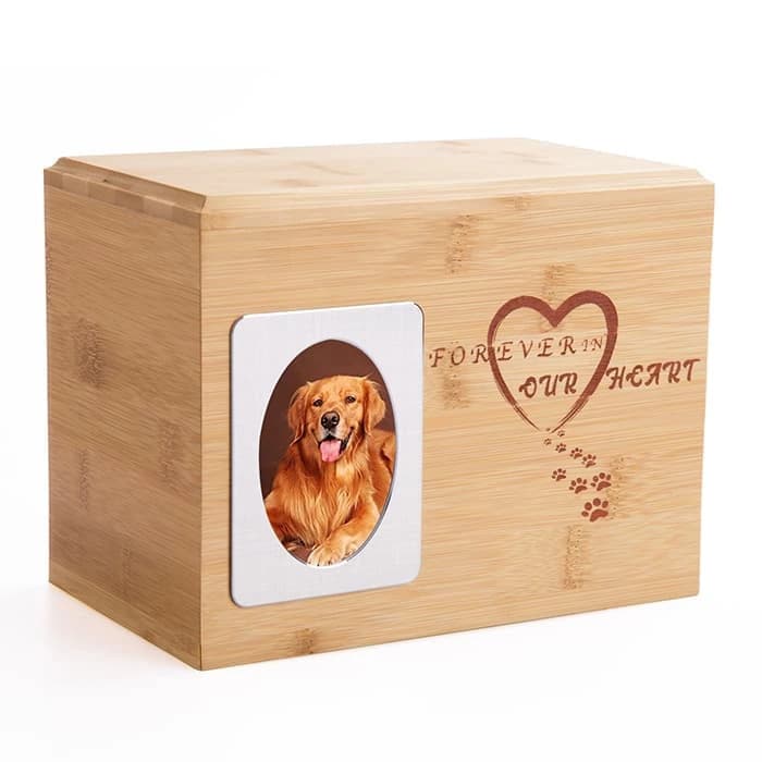 Bamboo Pet ashes urns for Dogs, Cats F146