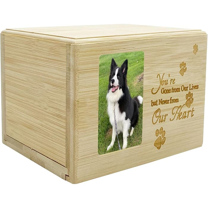 Bamboo-type Pet Keepsake Casket F188
