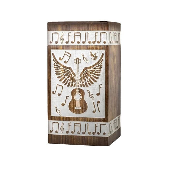 Handmade Rosewood Cremation Urn, Engraving Wooden Pet Urn F167
