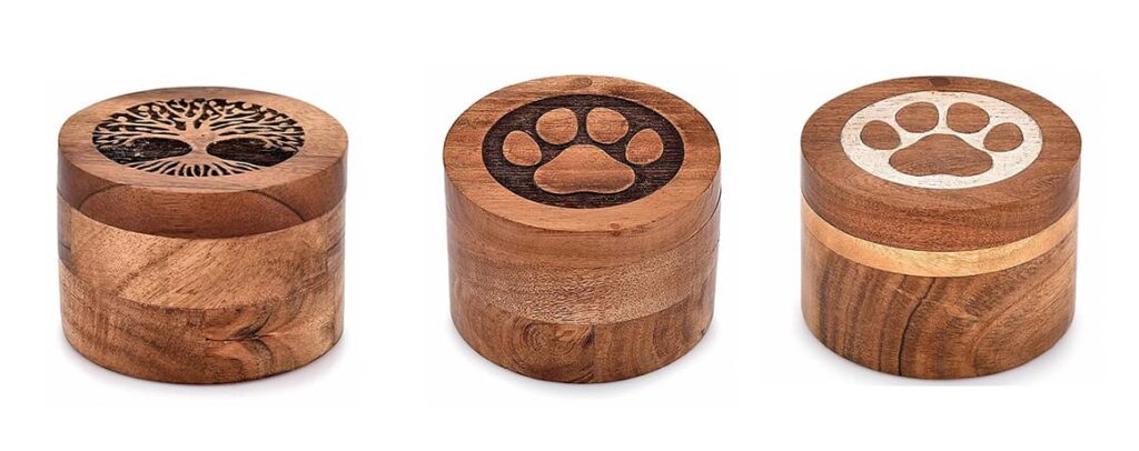 small wooden urns for ashes (7)