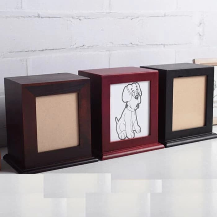 Memorial Wooden Dog Urns for Ashes Animals Kitty Cat, Dog F157