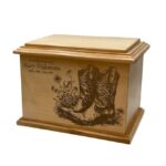 cowboy boots wood cremation urn01