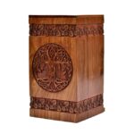 cremation ashes urn with tree03