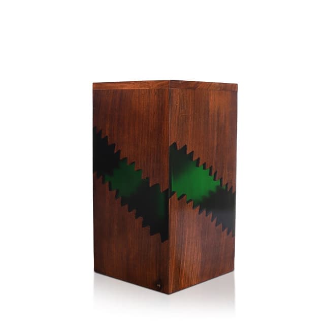 epoxy rosewood cremation urn01