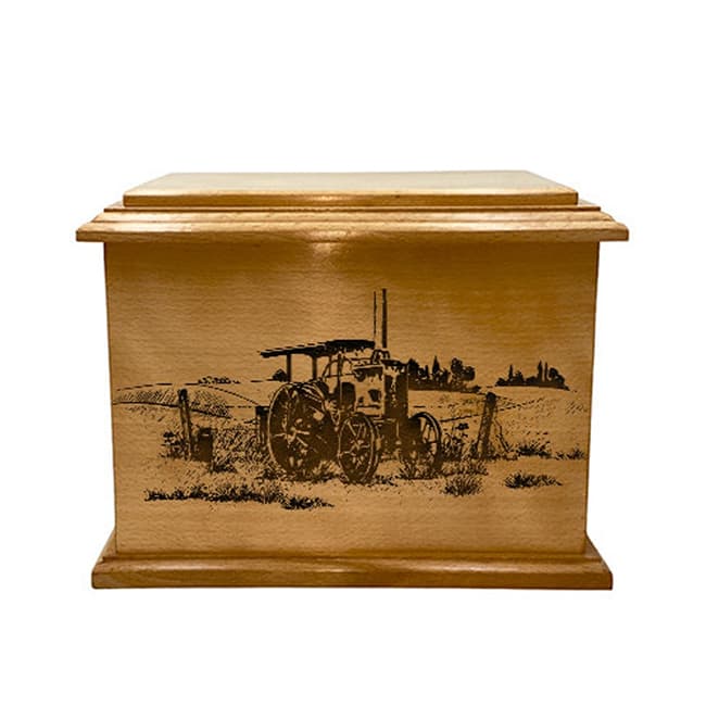 tractor and farmer wooden urn01 (3)