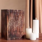 tree of life wooden urn01