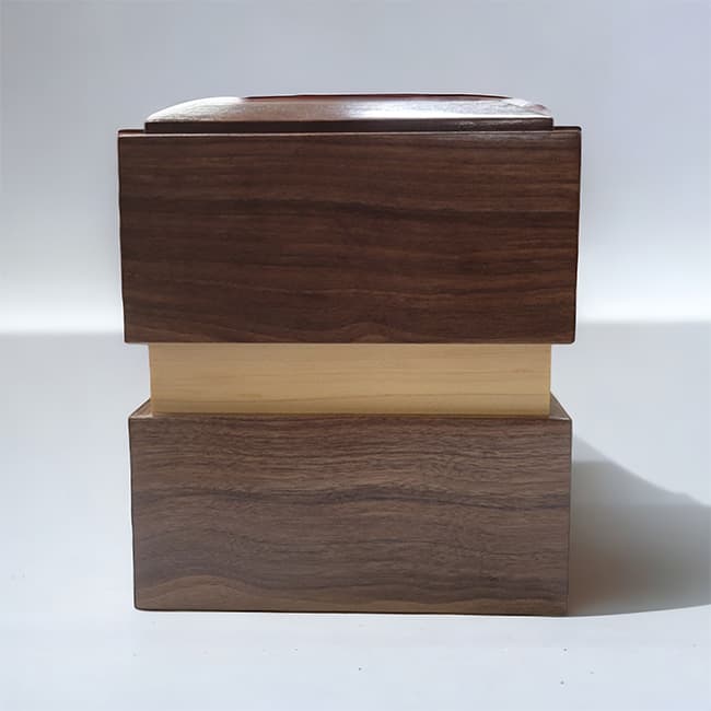 wooden cremation urn for human05