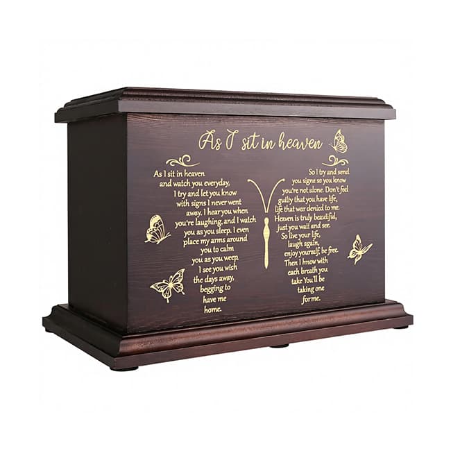 Wooden Cremation Boxes for Humans F361