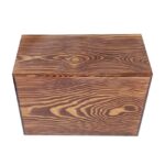curl texture wooden cremation urn01