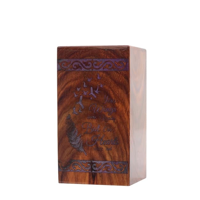 peace bird wooden urn01