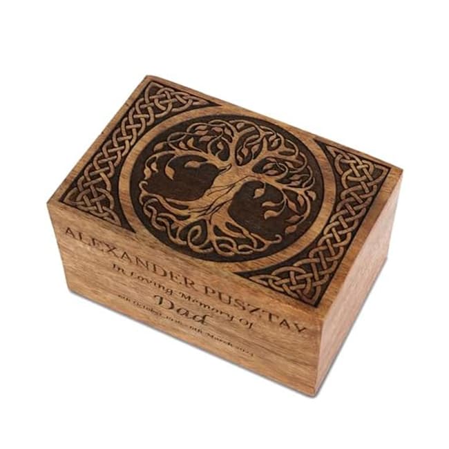 tree wood cremation urn06