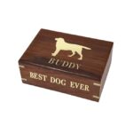 wood urn with inlay brass corner08