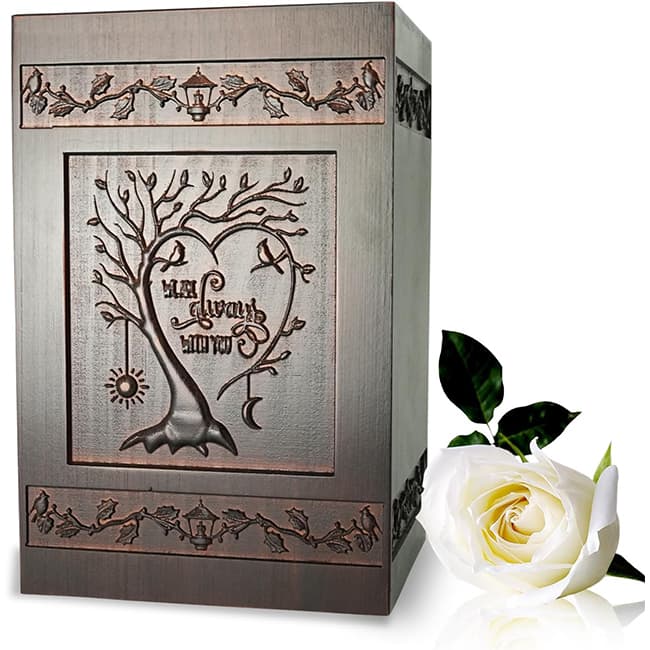 Large Wooden Funeral Cremation Urns for Ashes F367