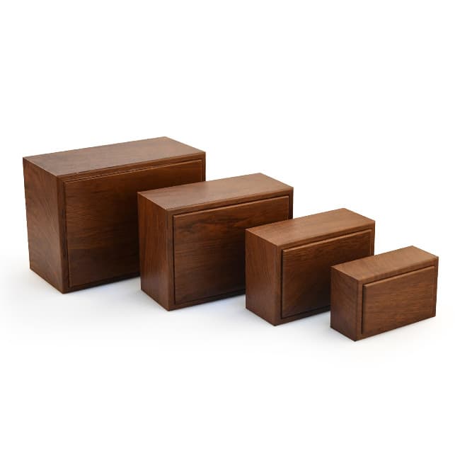 Eco-Friendly Wooden Carving Pet Cremation Urns F439