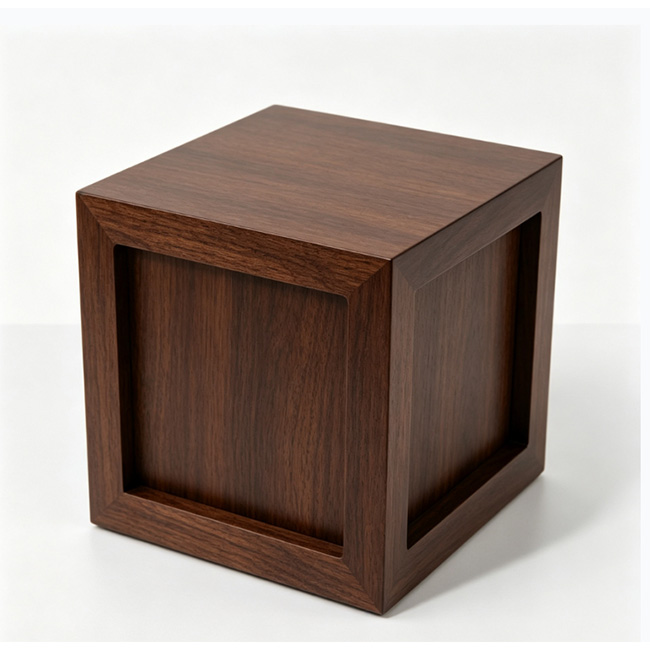Large Cube Pet Urn With 4 Photo Frames F449