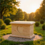 pine pet urn with heart shaped groove (3)