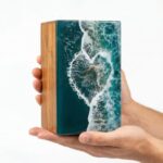 ocean heart wave wooden urn (1)